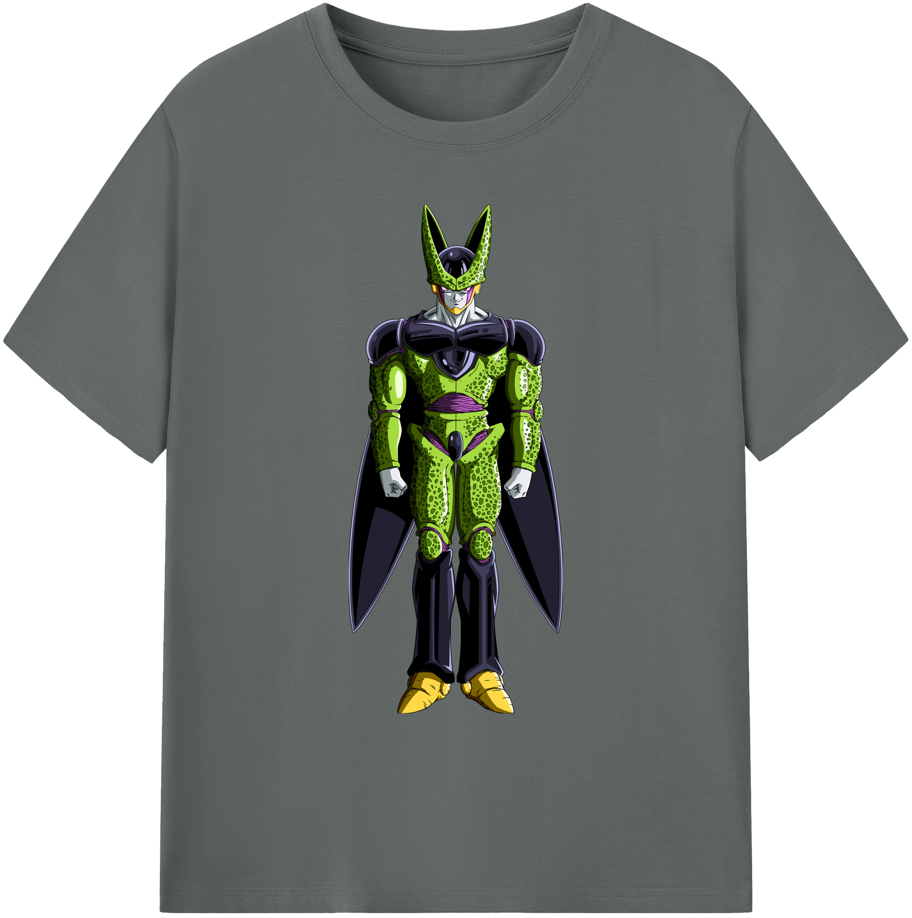 （画像用） ドラゴンボール セル DRAGON BALL Cell 綿100％ メンズ半袖Tシャツ｜肌触りやわらか＆通気性